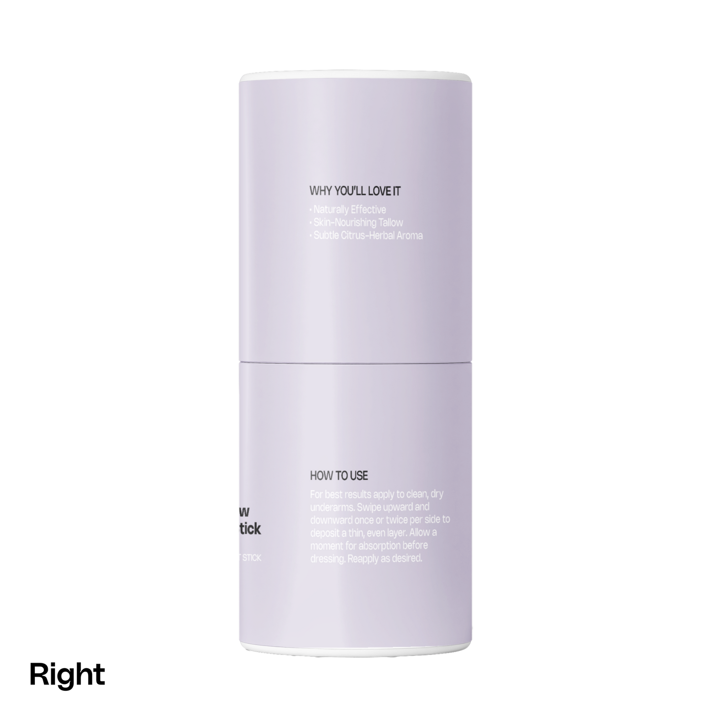 Natural Tallow Deodorant Stick